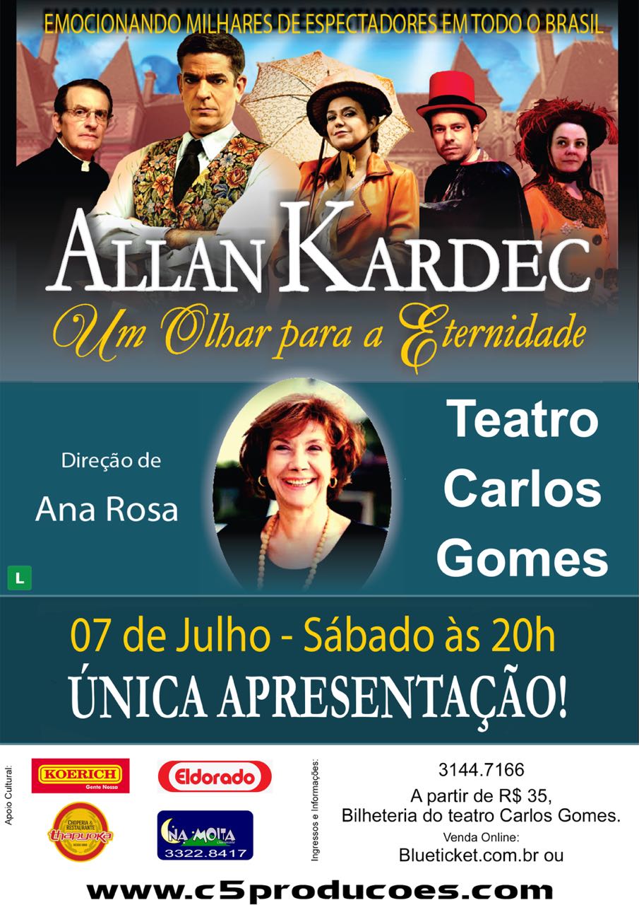 Espetáculo Teatral – Biografia Allan Kardec