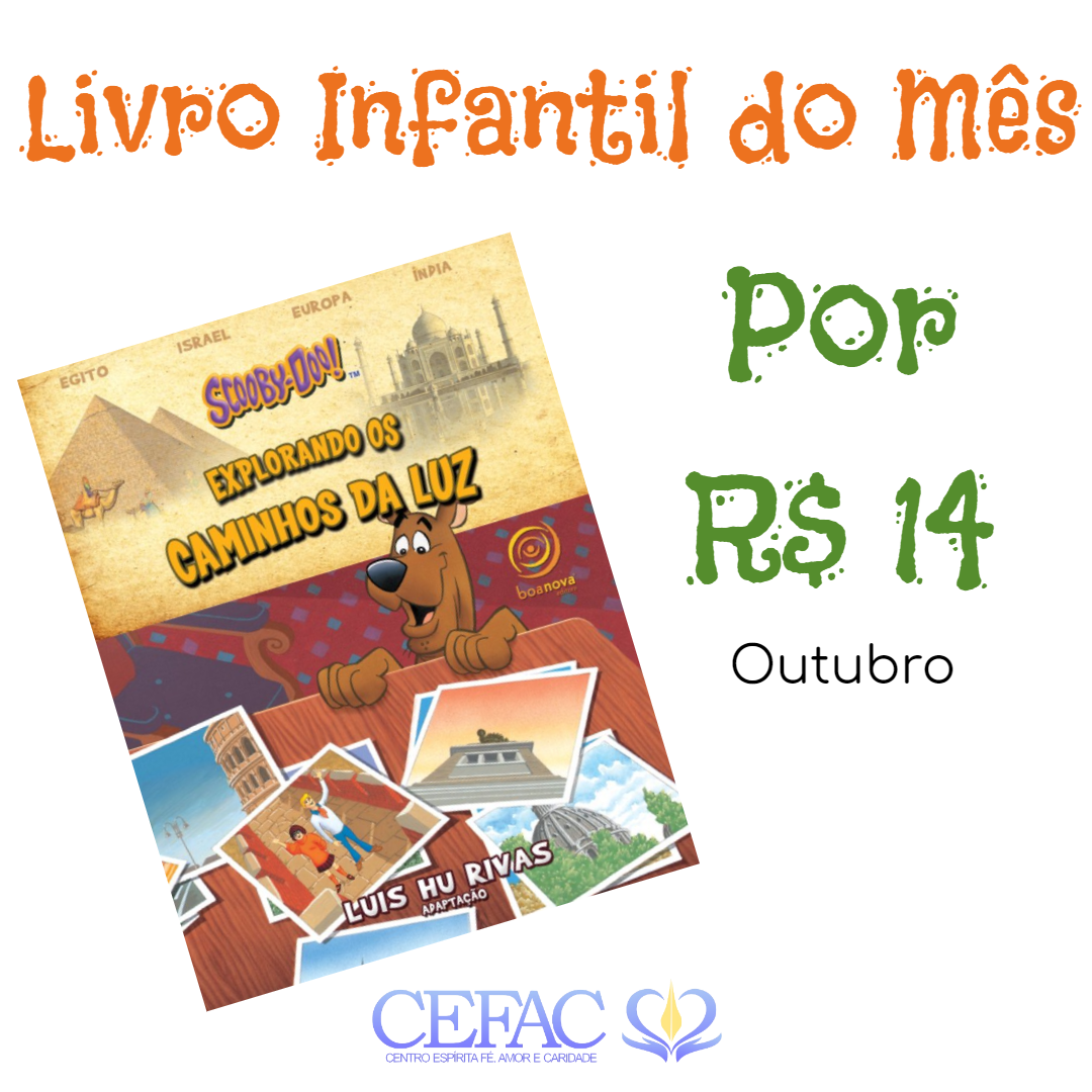 Livro Infantil  do Mês de Outubro