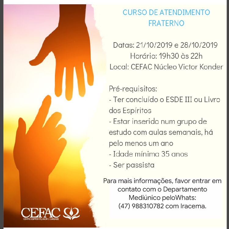 Curso de Atendimento Fraterno