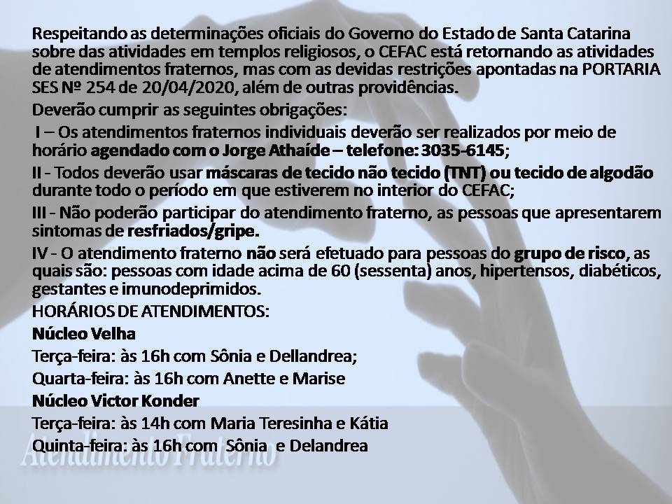 Atendimento Fraterno