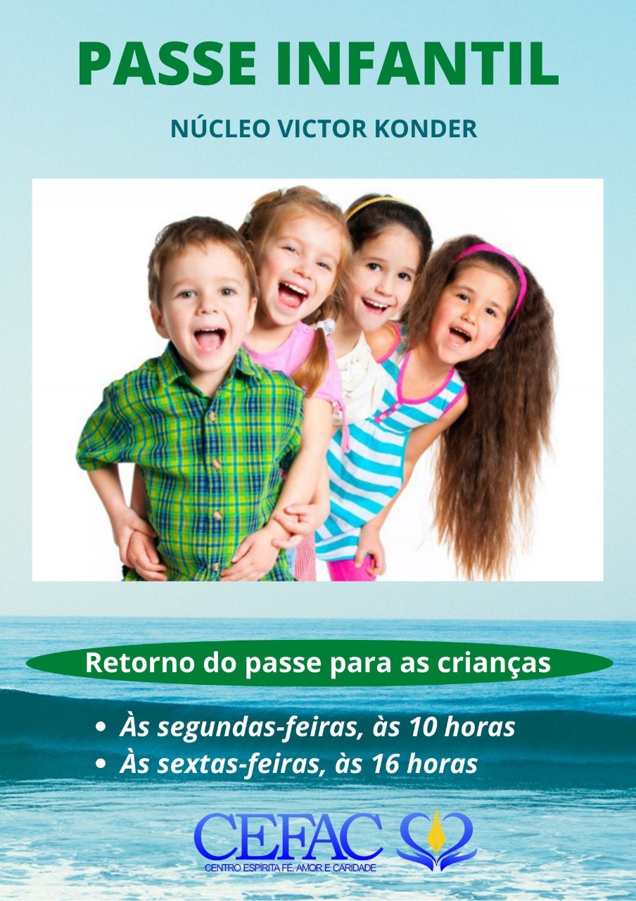 As palestrinhas para as crianças estão temporariamente suspensas, mas, o passe voltou!