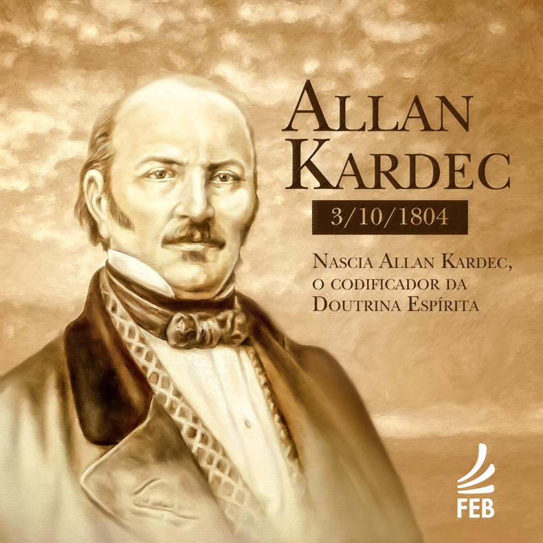 Outubro: Nascia Allan Kardec