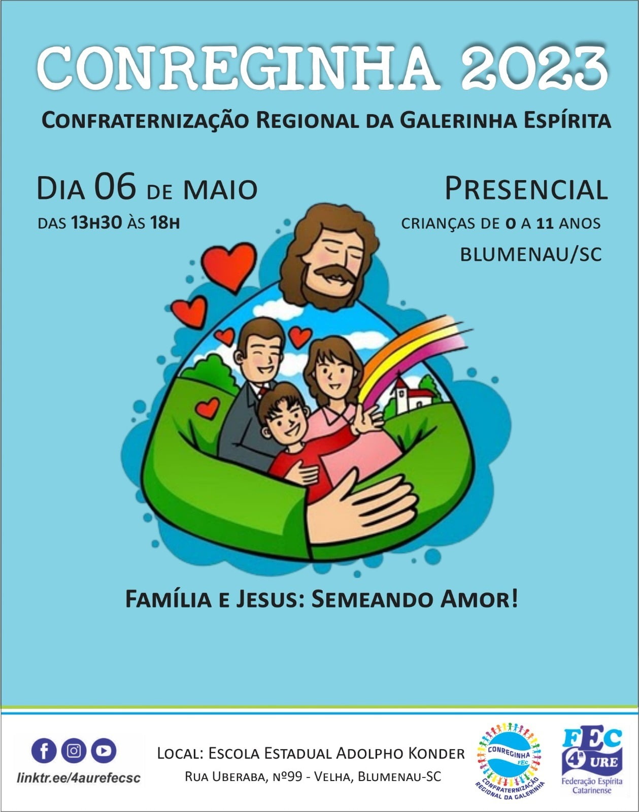 Venha participar da *CONREGINHA*!