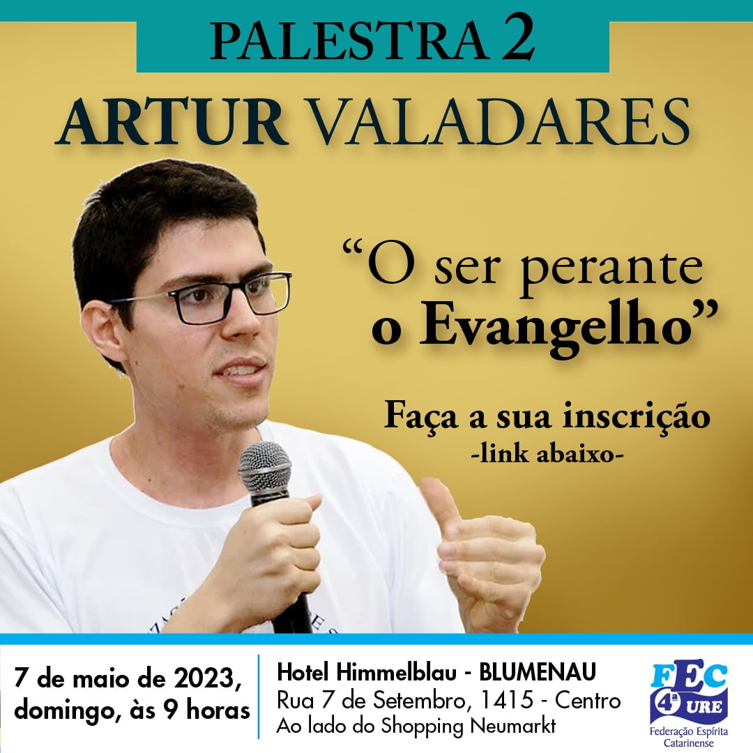 Artur Valadares em Blumenau em 07/05/23