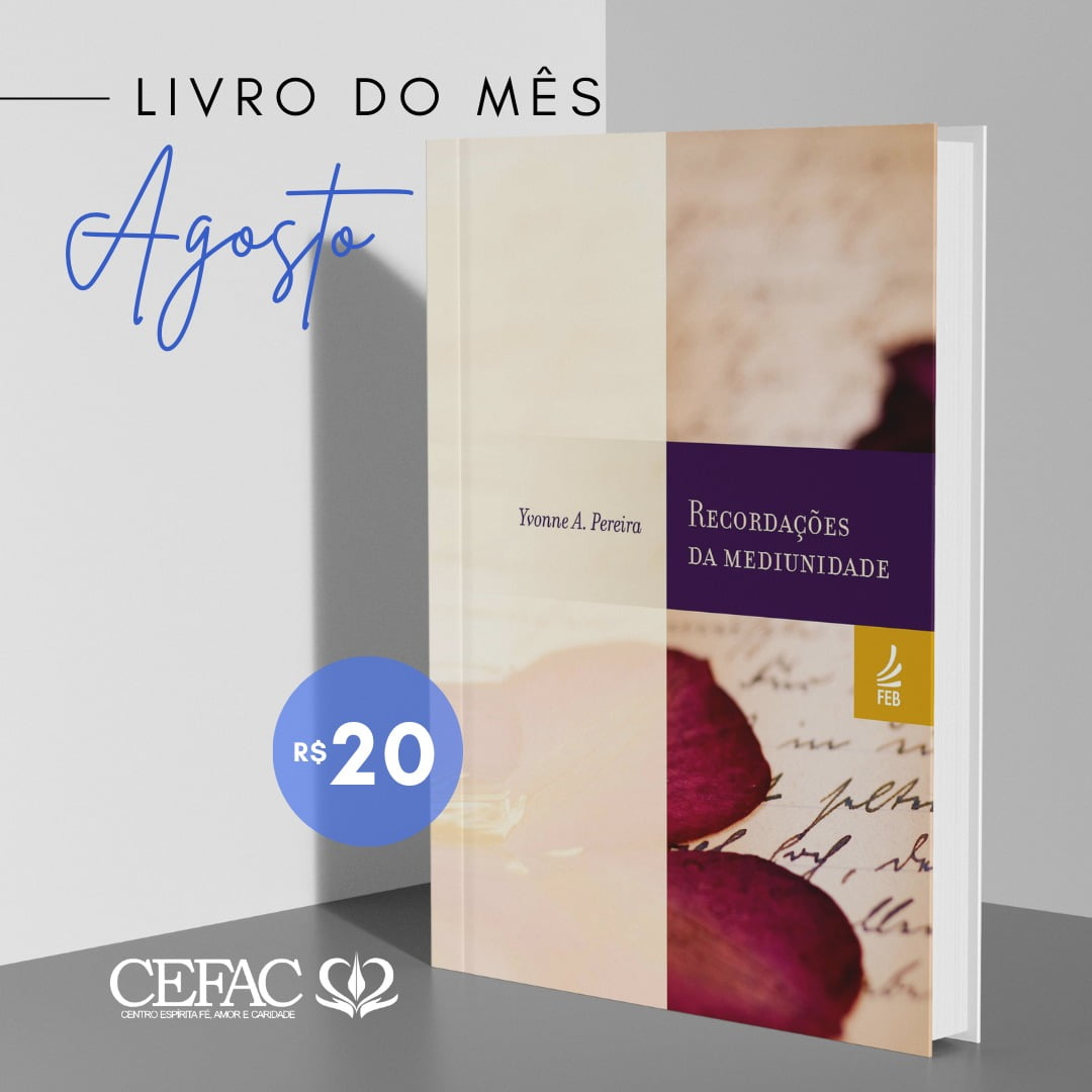 O livro do mês de agosto já está em nossa livraria!