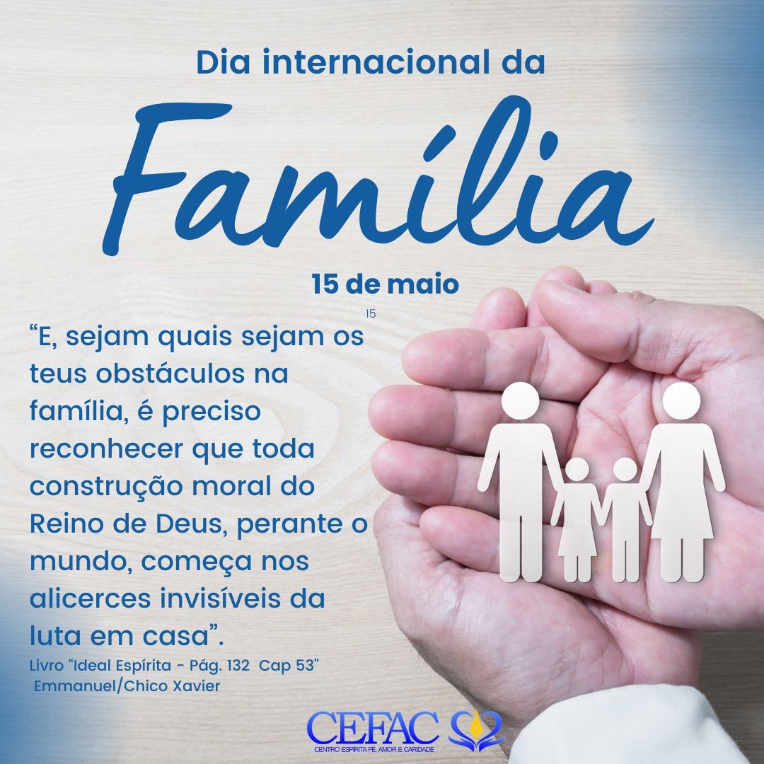 15 de maio: Dia Internacional da Família