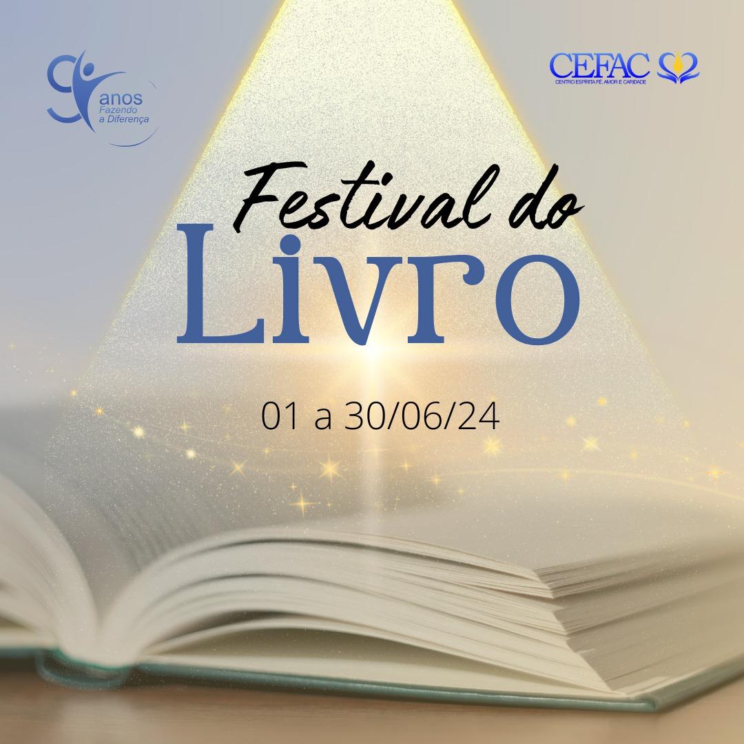 Junho tem Festival do Livro!