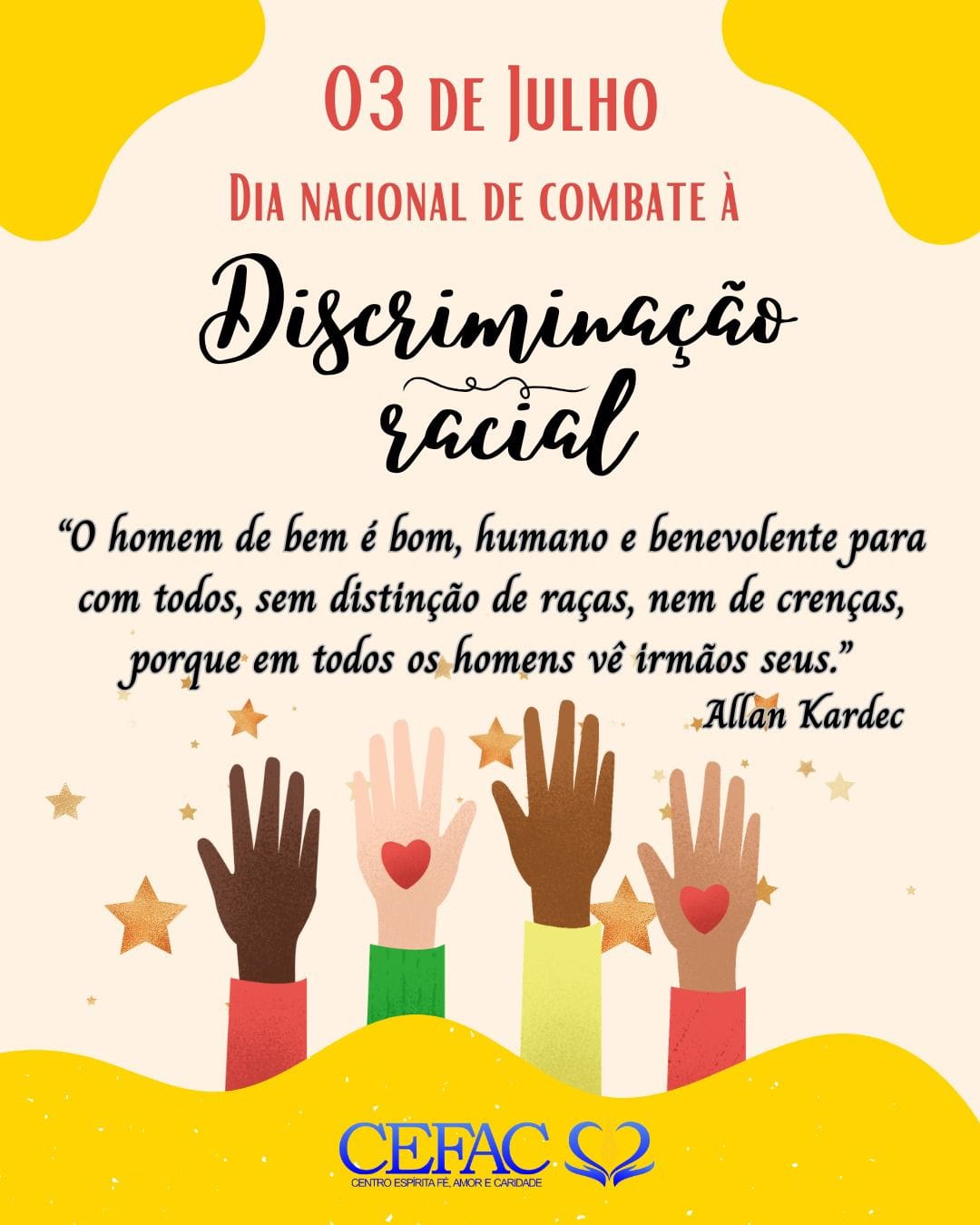 Todos somos irmãos, filhos do mesmo Pai…