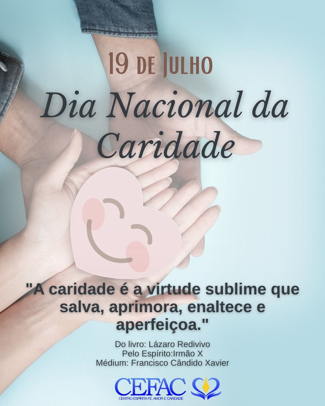 A caridade é o amor em ação!