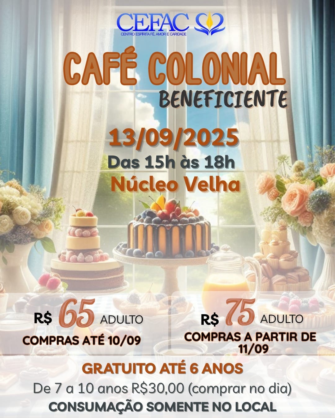 Nosso tradicional Café Colonial já tem data marcada!