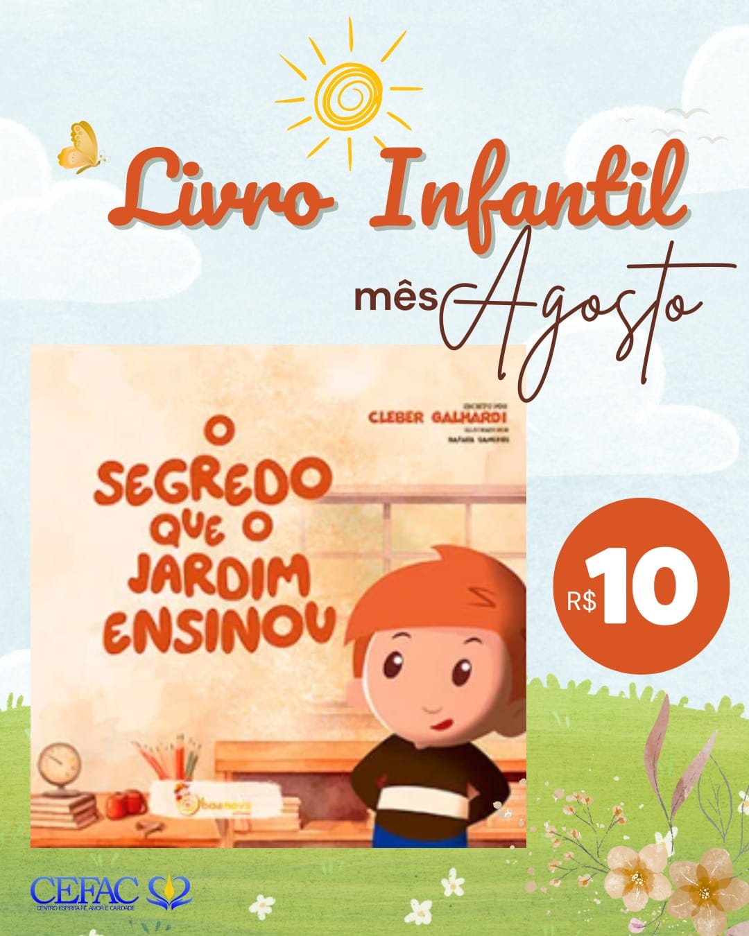 Livro infantil do mês? Temos também!