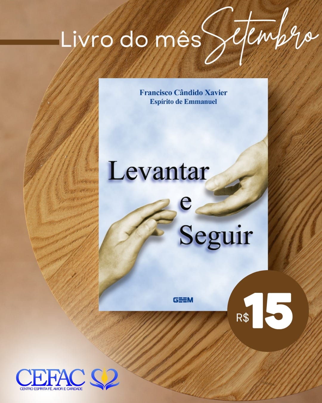 O livro do mês de setembro já chegou!