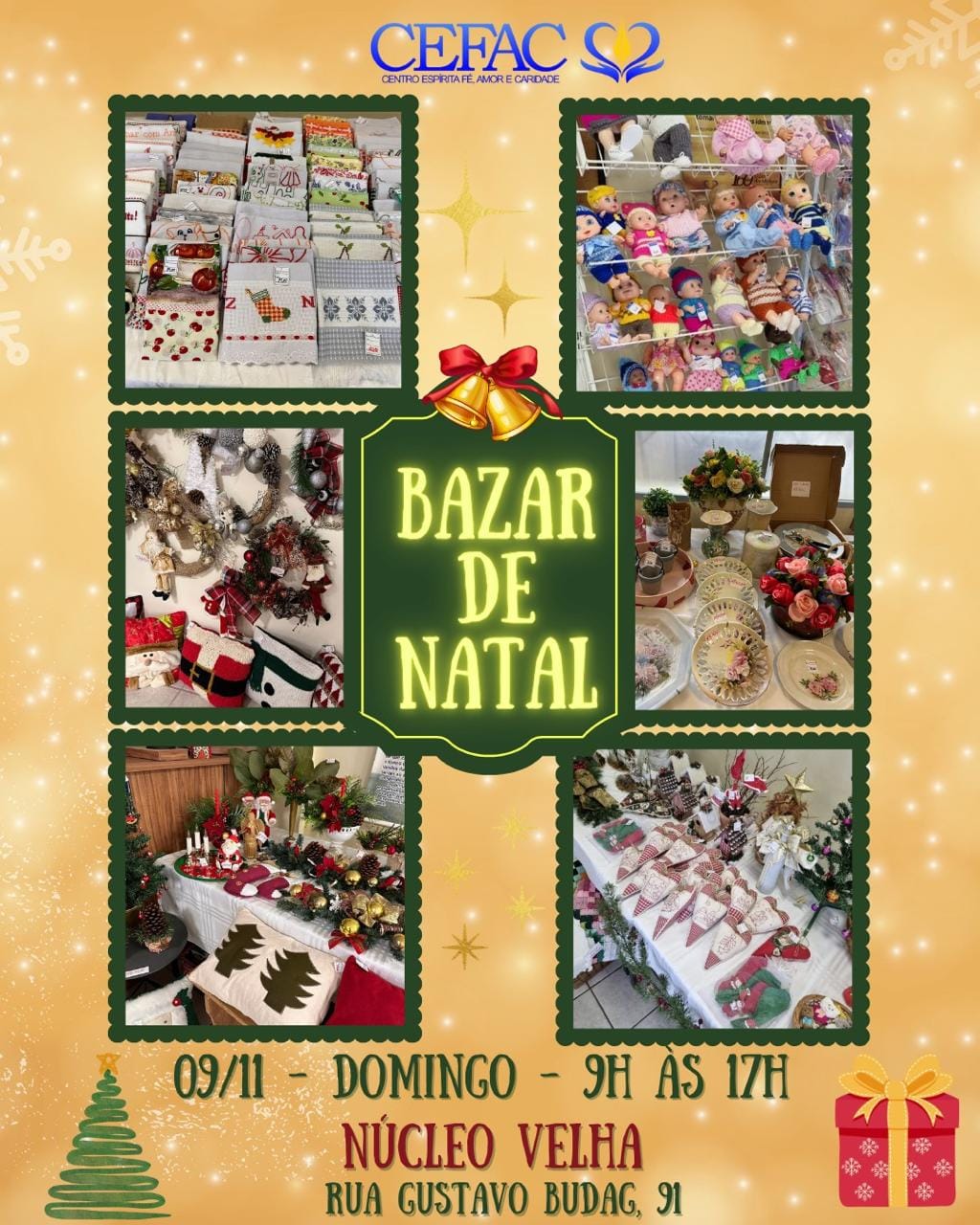 Chegou nosso Bazar de Natal tão aguardado!