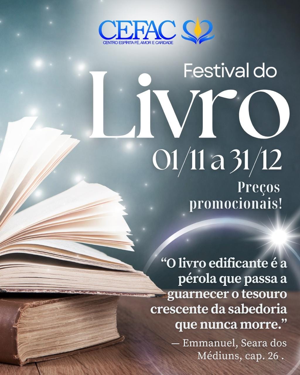 Festival do Livro mais cedo neste ano!