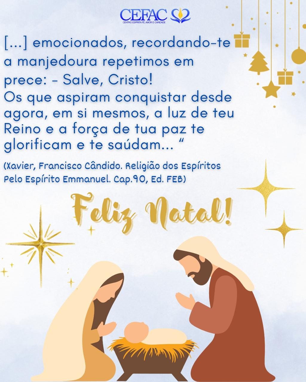 Feliz Natal com Jesus!