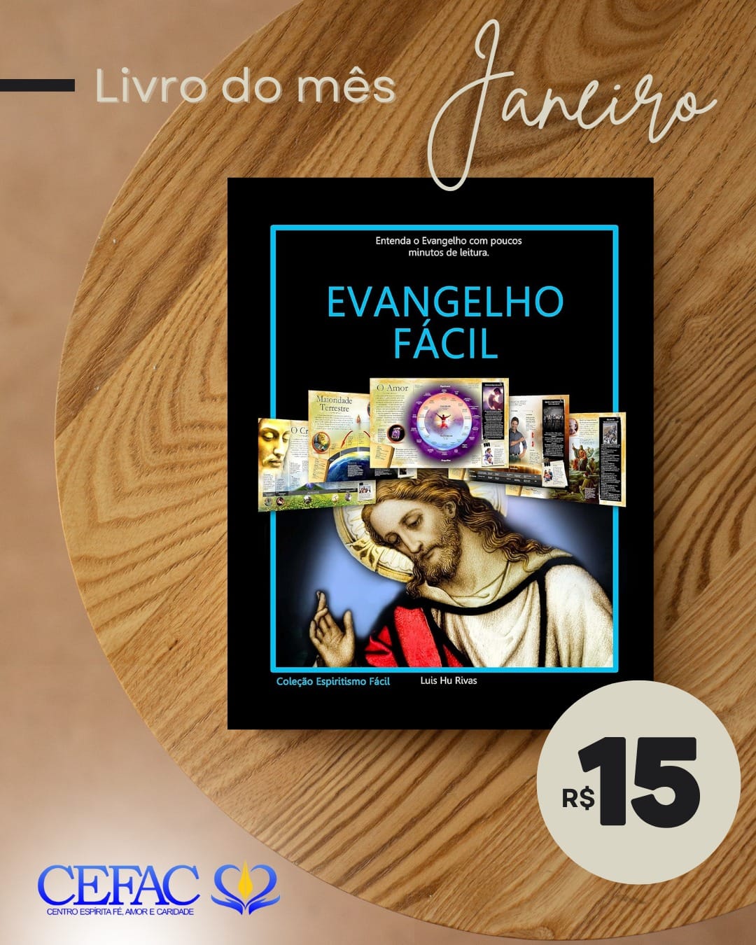 Livro do mês de Janeiro ja está em nossas livrarias!