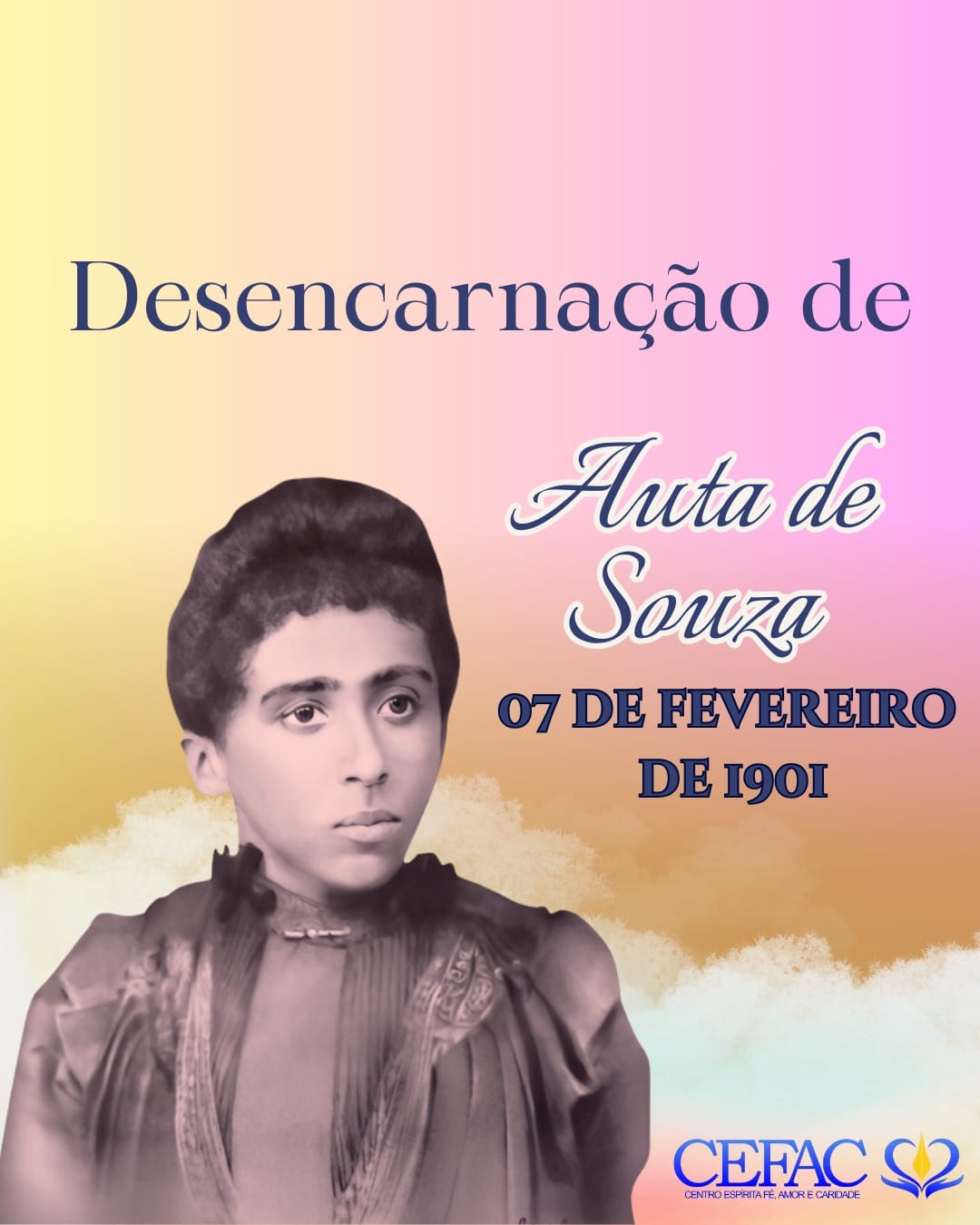 Auta de Souza: Sua vida e sua obra permanecem como um convite permanente à compaixão, à caridade e à sensibilidade…