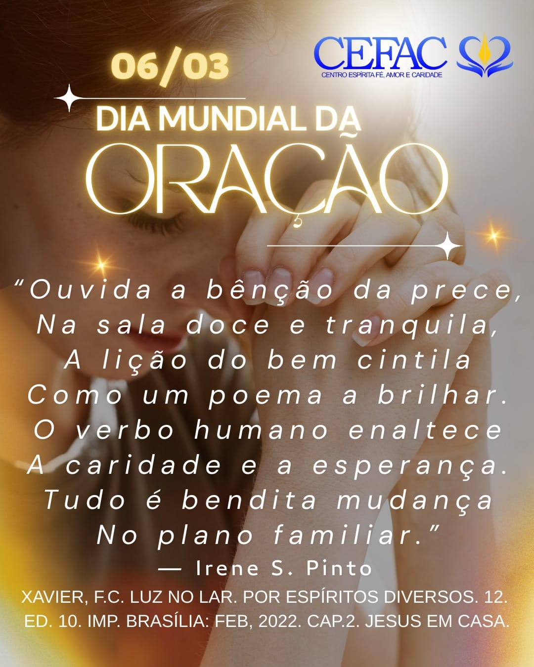 O Dia Mundial da Oração e nossas preces