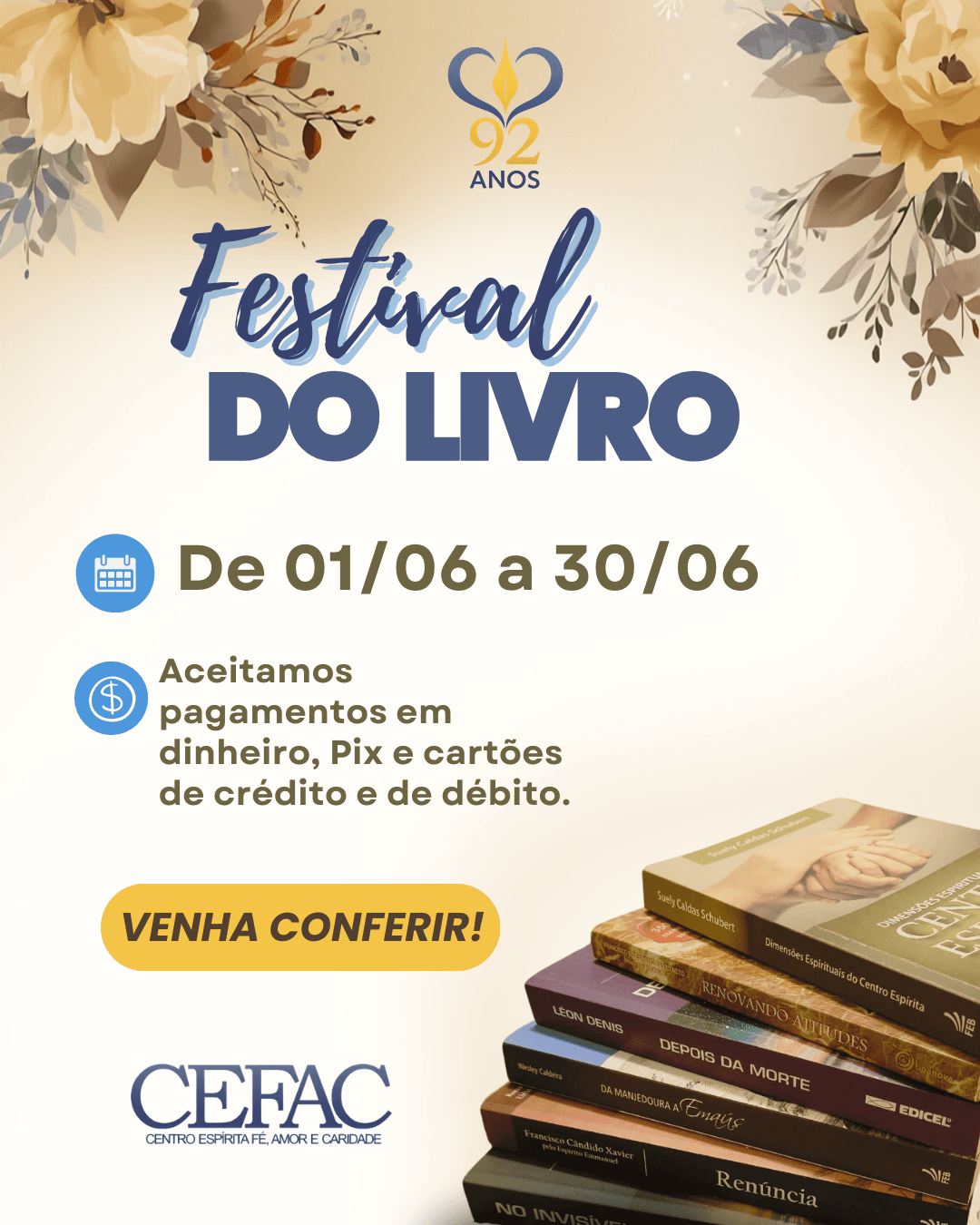 Festival do Livro – 92 anos CEFAC