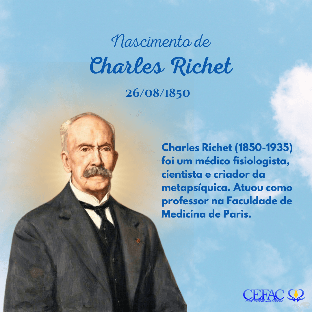 Nascimento de Charles Richet | 26 de agosto de 1850