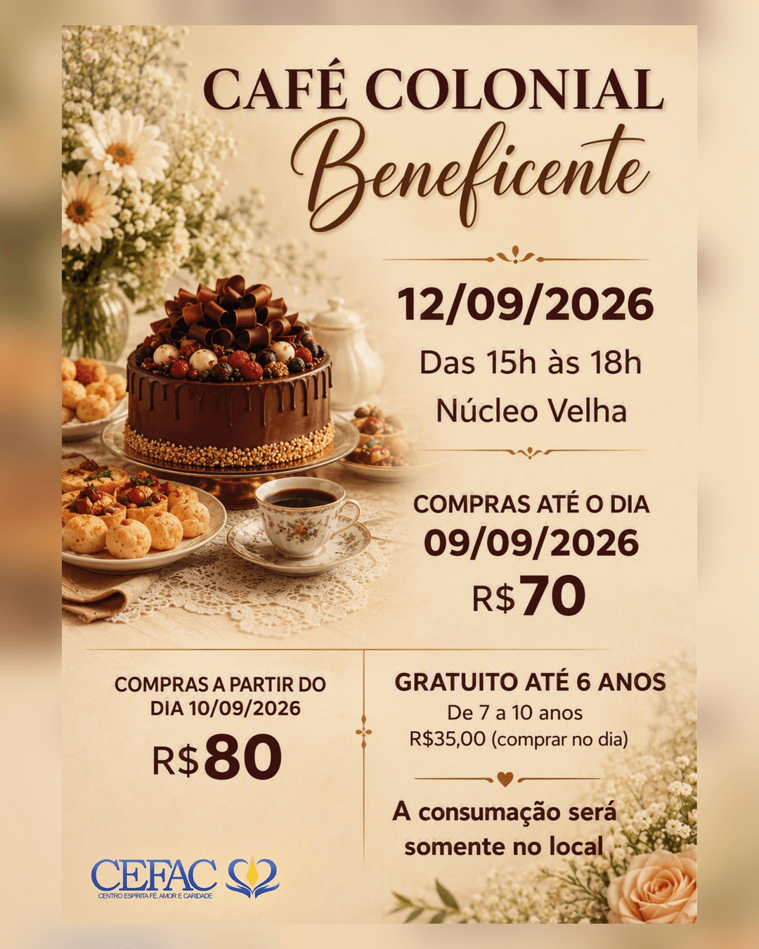 Café Colonial Beneficente do CEFAC
