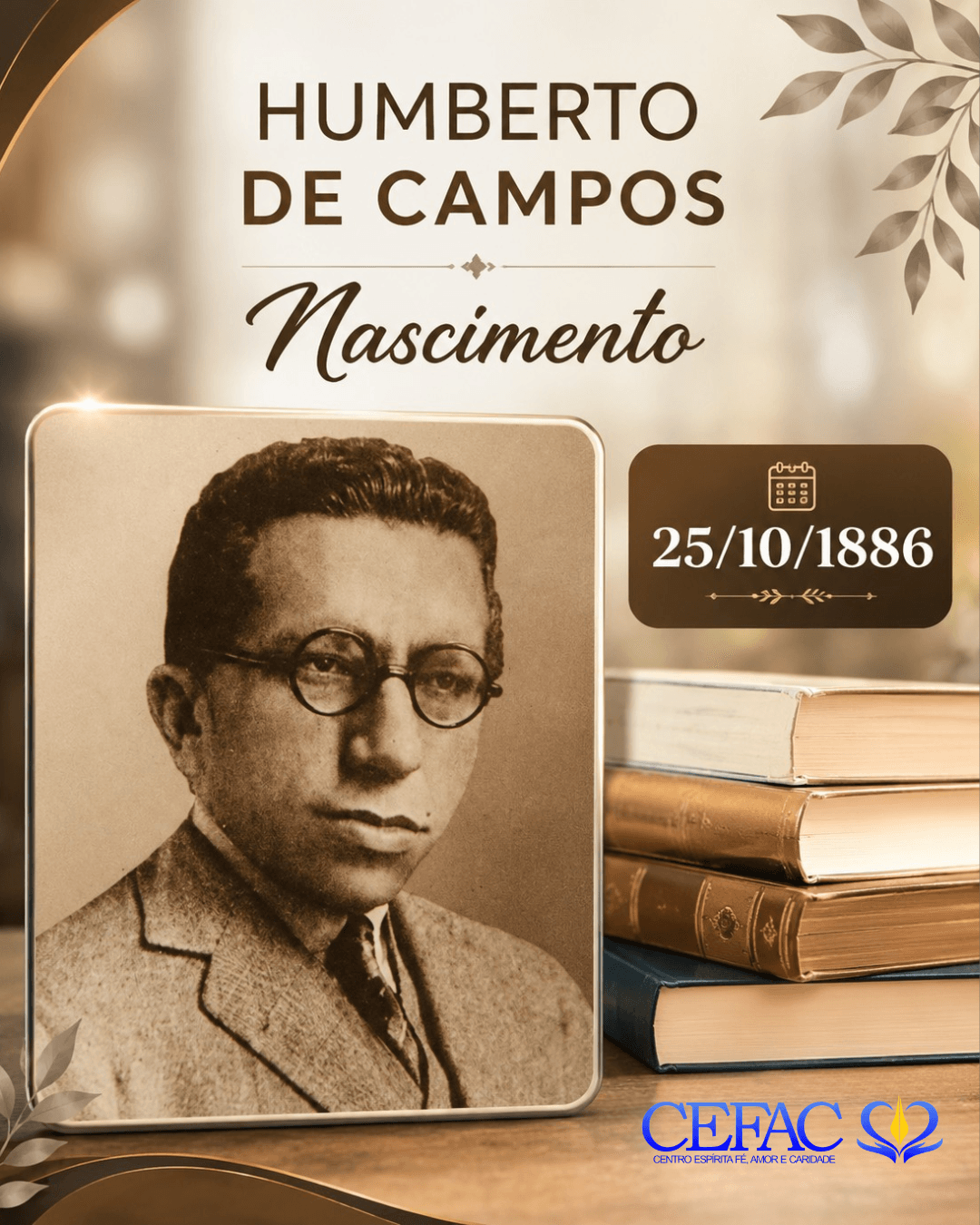25 de outubro | Nascimento de Humberto de Campos