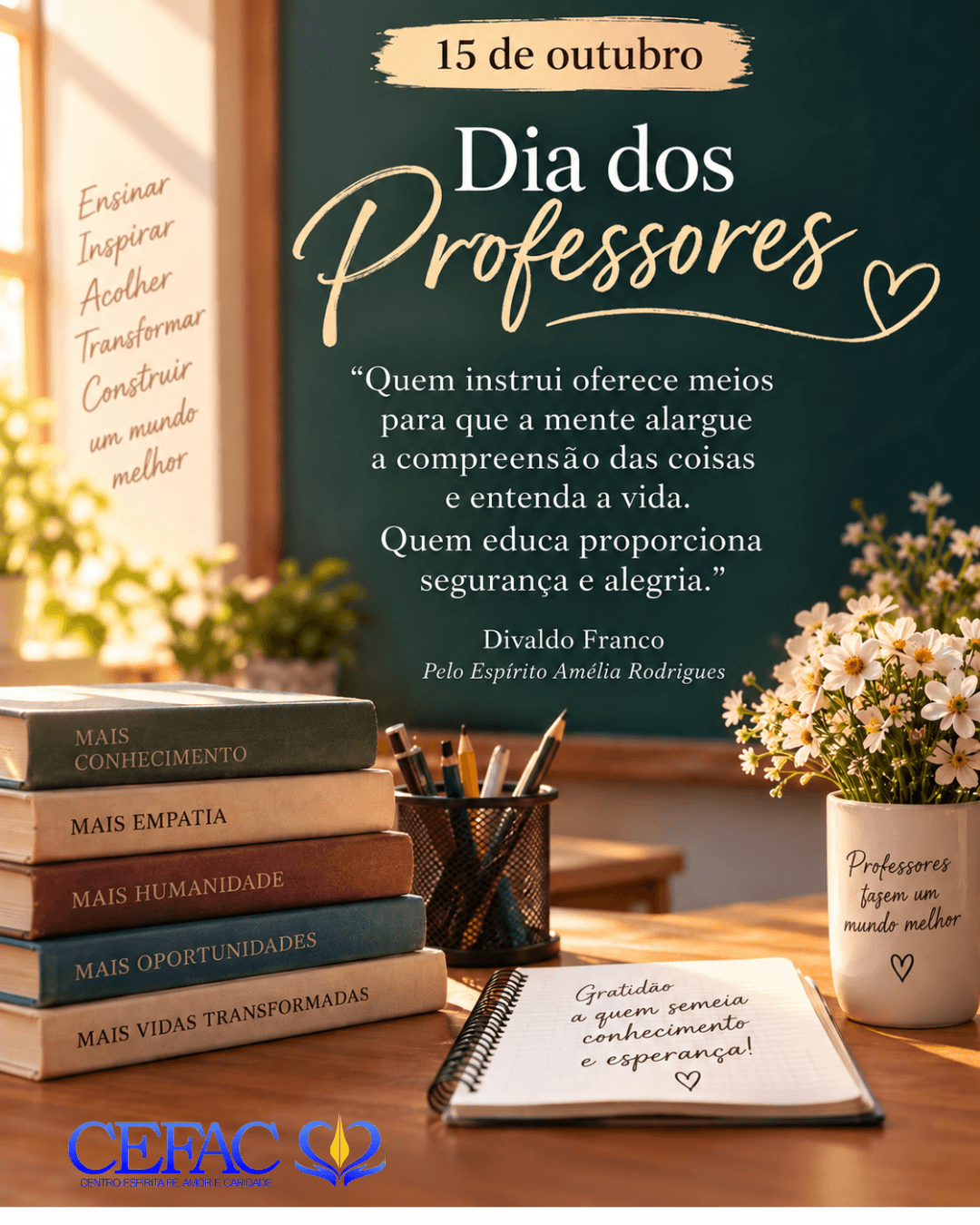 15 de outubro | Dia dos Professores